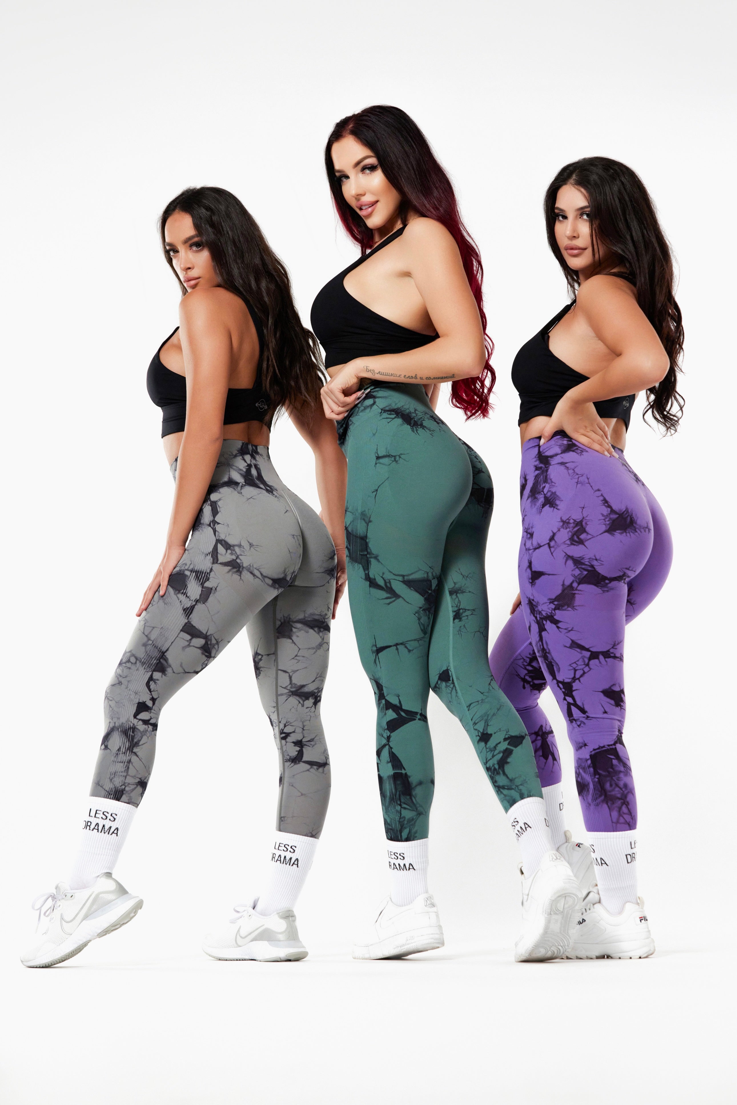 Marble Scrunch Collection – Less Drama Sportswear