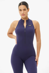 Boss Babe Jumpsuit - Dark Blue