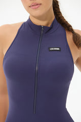 Boss Babe Jumpsuit - Dark Blue