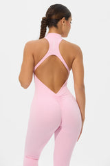 Boss Babe Jumpsuit - Pink