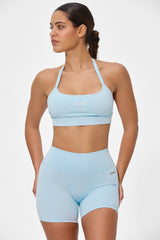 She Pretty Sports Bra - Light Blue
