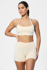 She Pretty Sports Bra - Beige