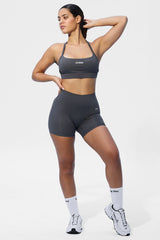 She Pretty Sports Bra - Grey
