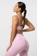 Lover Girl Scrunch Leggings - Pink