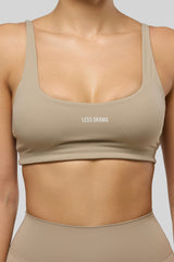 Lover Girl Sports Bra - Beige