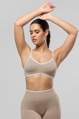Bombshell Sports Bra - Nude