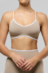 Bombshell Sports Bra - Nude