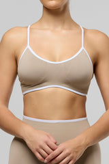 Bombshell Sports Bra - Nude