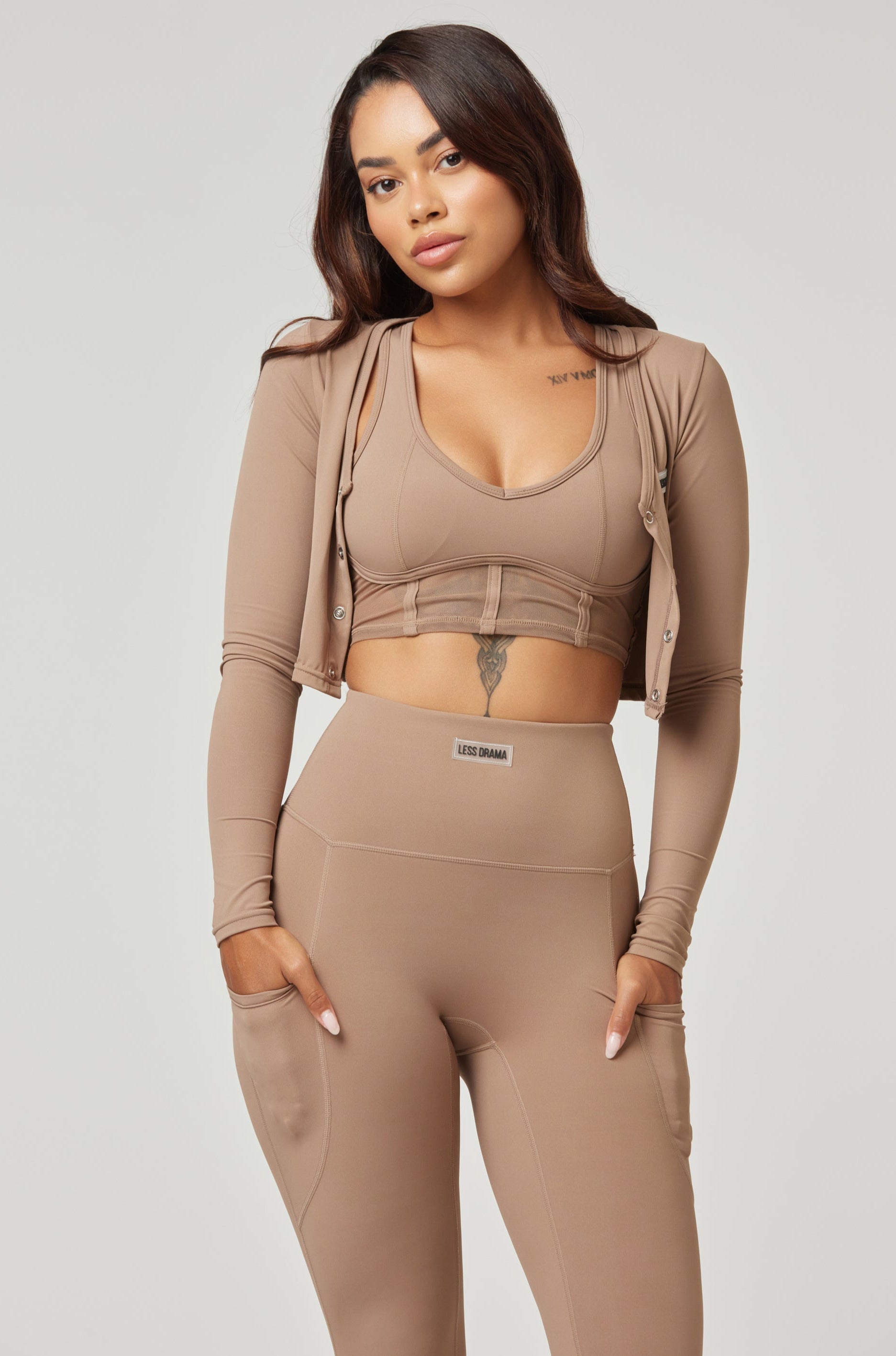 Eye Candy Leggings - Brown