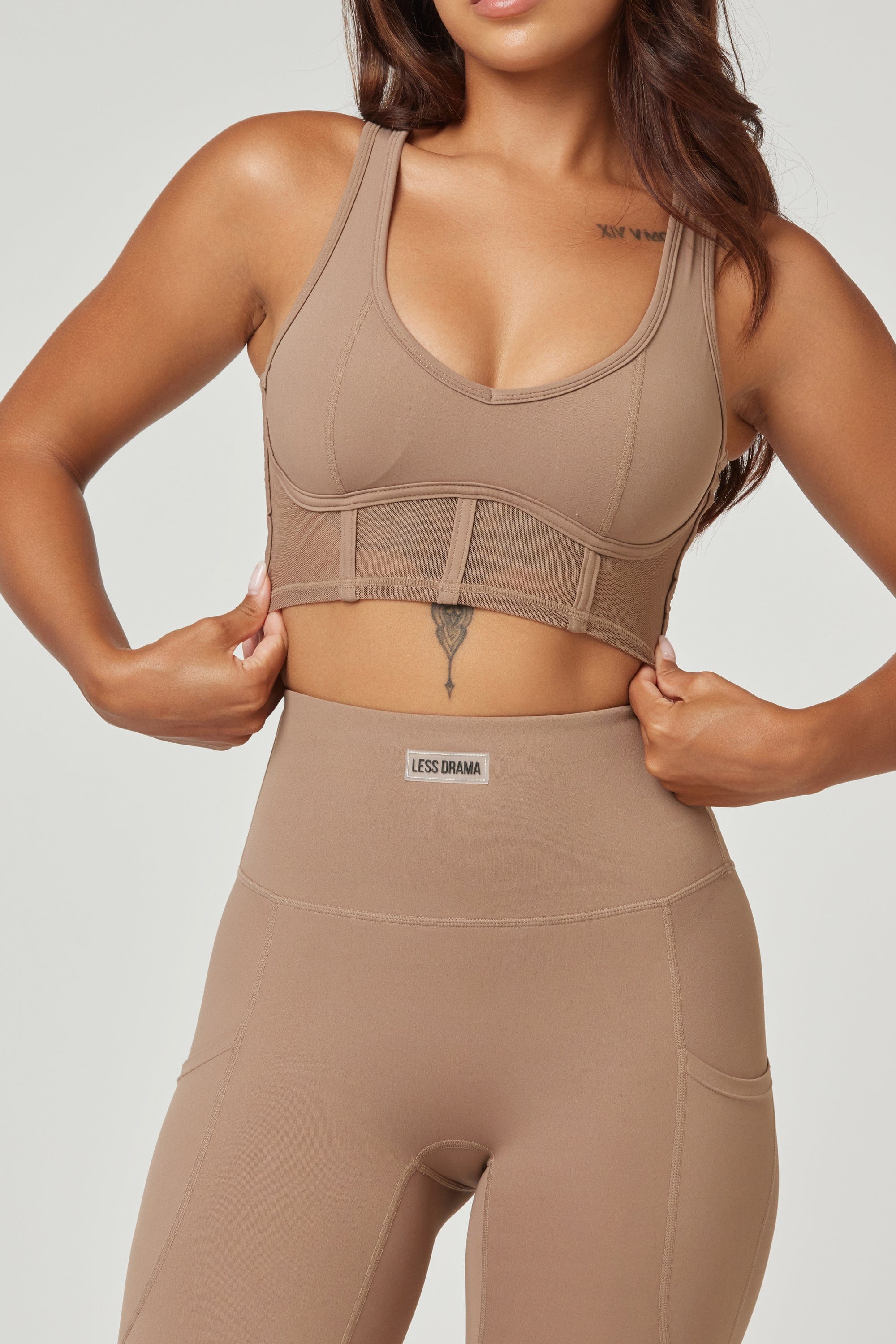 Eye Candy Sports Bra - Brown