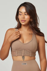 Eye Candy Sports Bra - Brown
