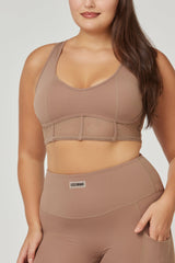 Eye Candy Sports Bra - Brown