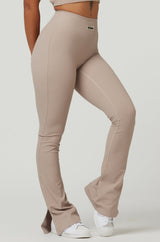 Flare Leggings - Beige