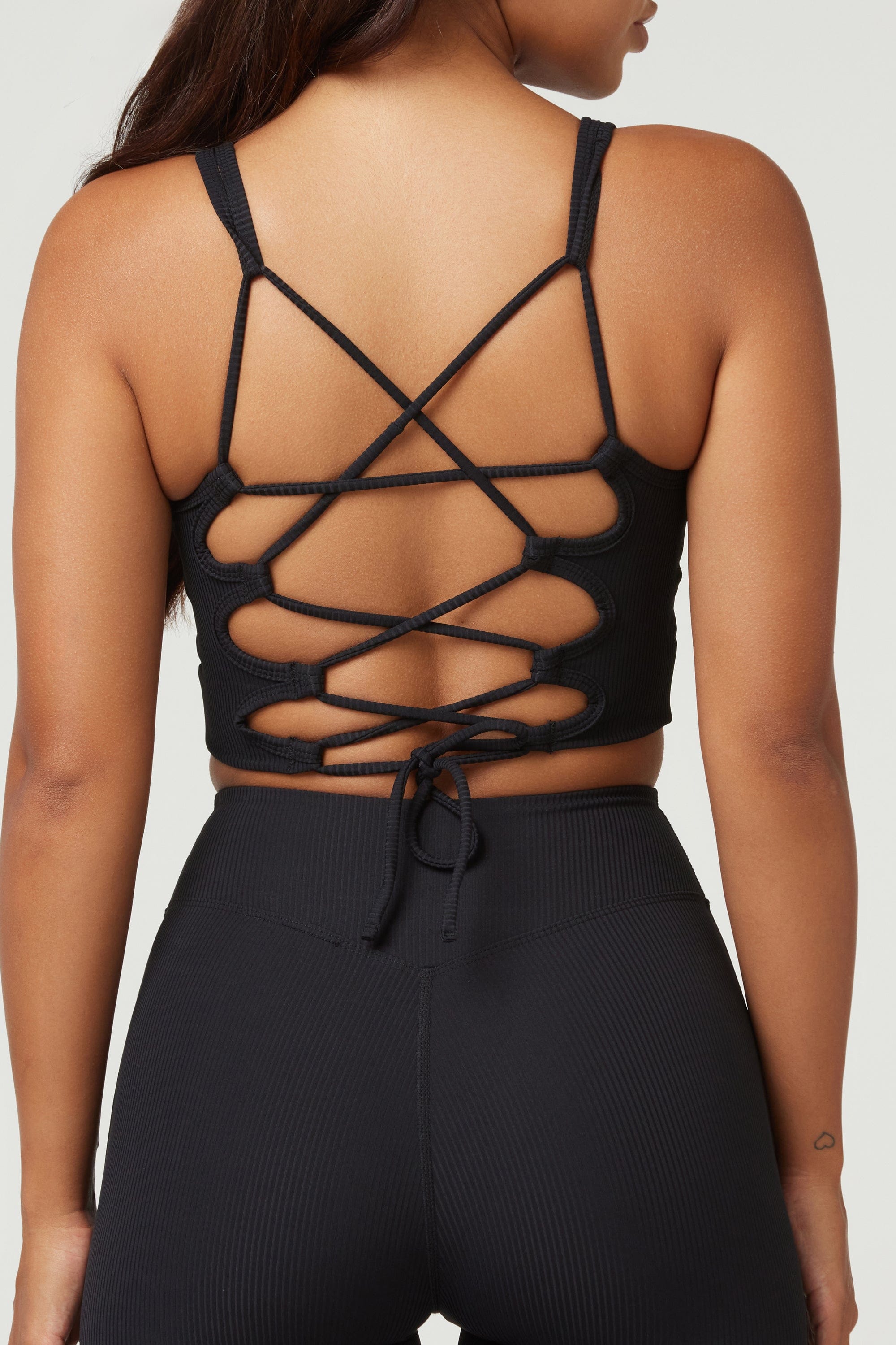 Flare Sports Bra - Black