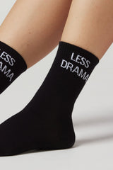 LESS DRAMA - Black Socks