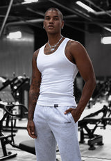 OG Ribbed Tank Top - White