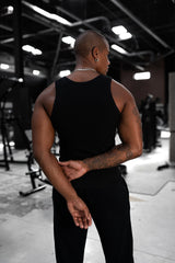 OG Ribbed Tank Top - Black