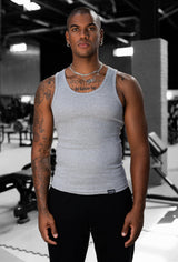OG Ribbed Tank Top - Grey