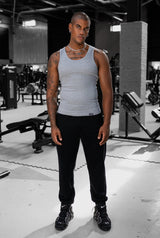 OG Ribbed Tank Top - Grey
