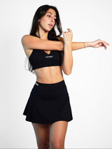 Tennis Babe Sports Bra - Black