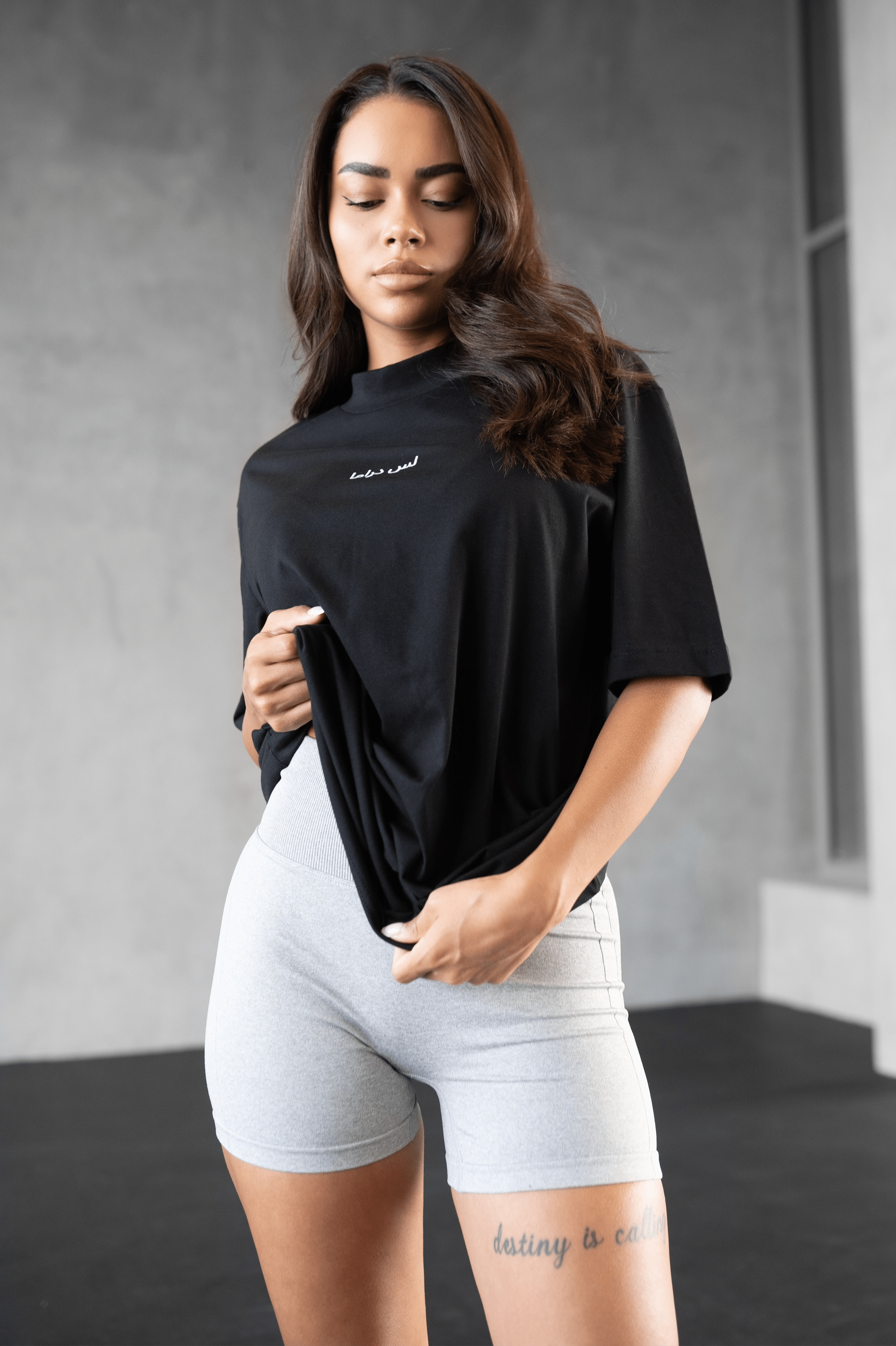 T-shirt arabic - Black