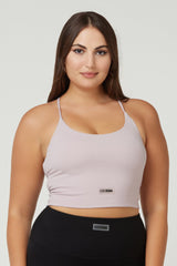 Cross Back Sports Bra - Light Purple