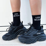 LESS DRAMA - Black Socks