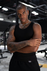 OG Ribbed Tank Top - Black