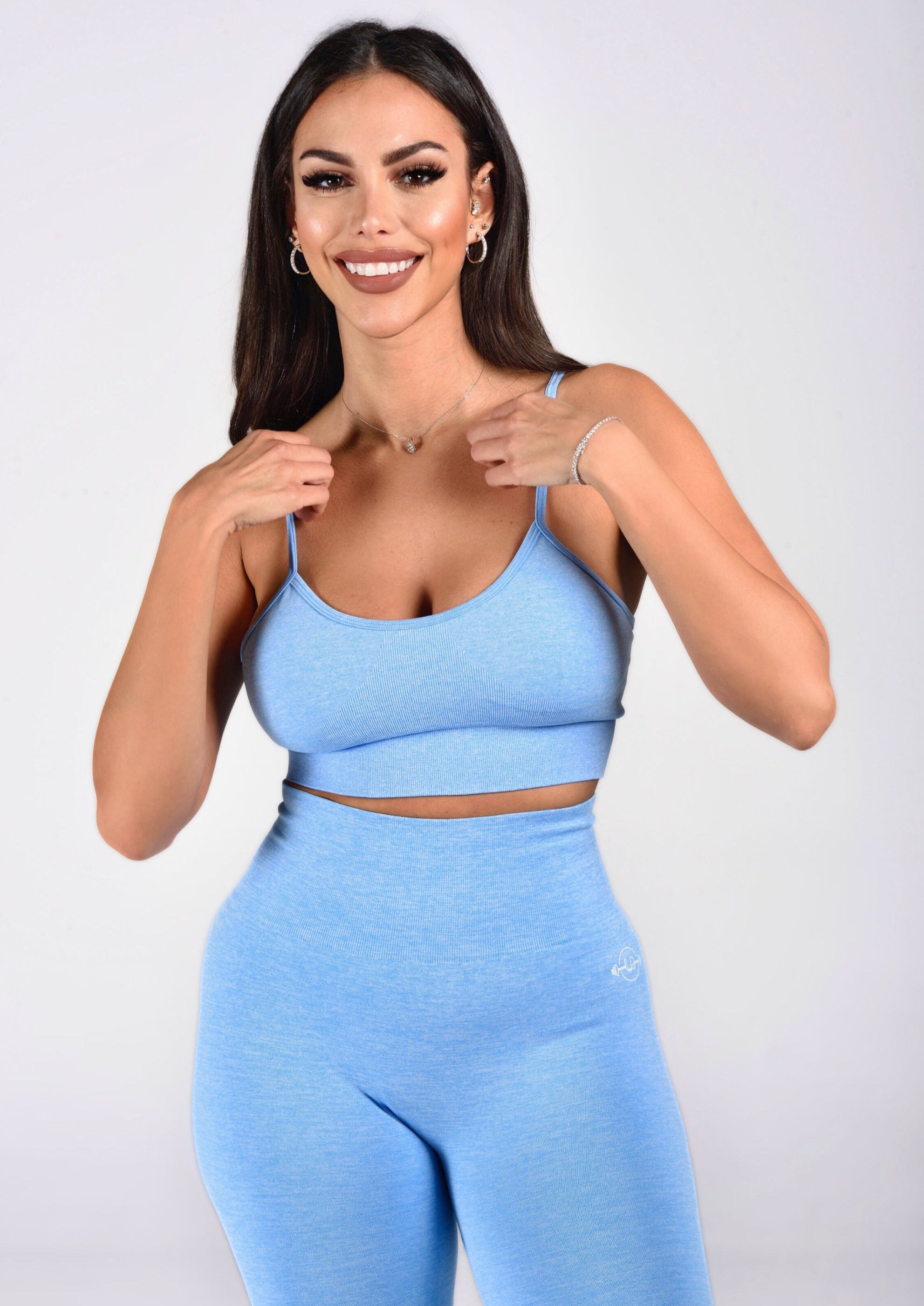 Babygirl Seamless Sports Bra - Blue