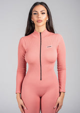 Snatched Jumpsuit - Pink