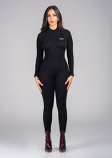 Black Long Sleeve Jumpsuit