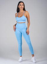 Babygirl Seamless Sports Bra - Blue