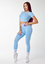 Babygirl Seamless Leggings - Blue