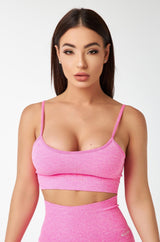 Babygirl Seamless Sports Bra - Pink