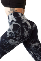 Black Scrunch Leggings for Women