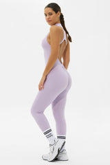 Boss Babe Jumpsuit - Purple