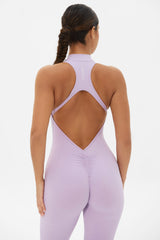 Boss Babe Jumpsuit - Purple