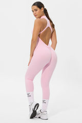 Boss Babe Jumpsuit - Pink