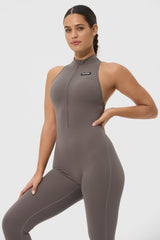 Boss Babe Jumpsuit - Grey