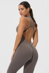 Boss Babe Jumpsuit - Grey