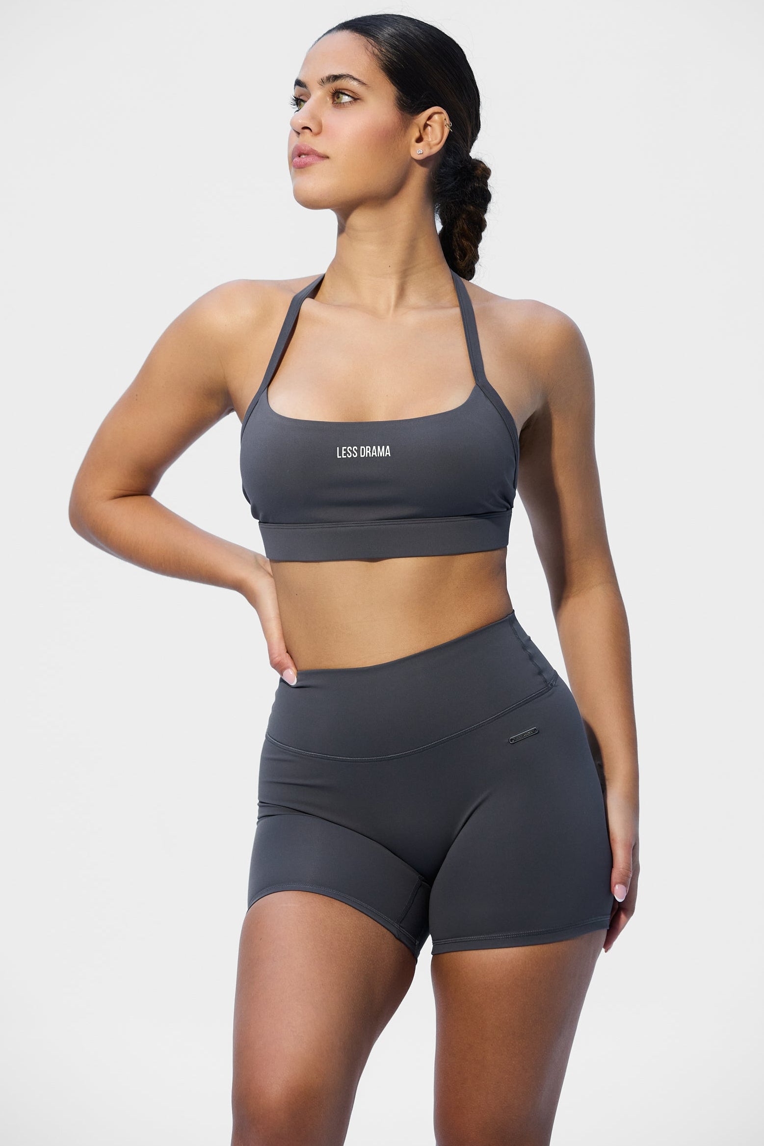 She Pretty Sports Bra - Grey