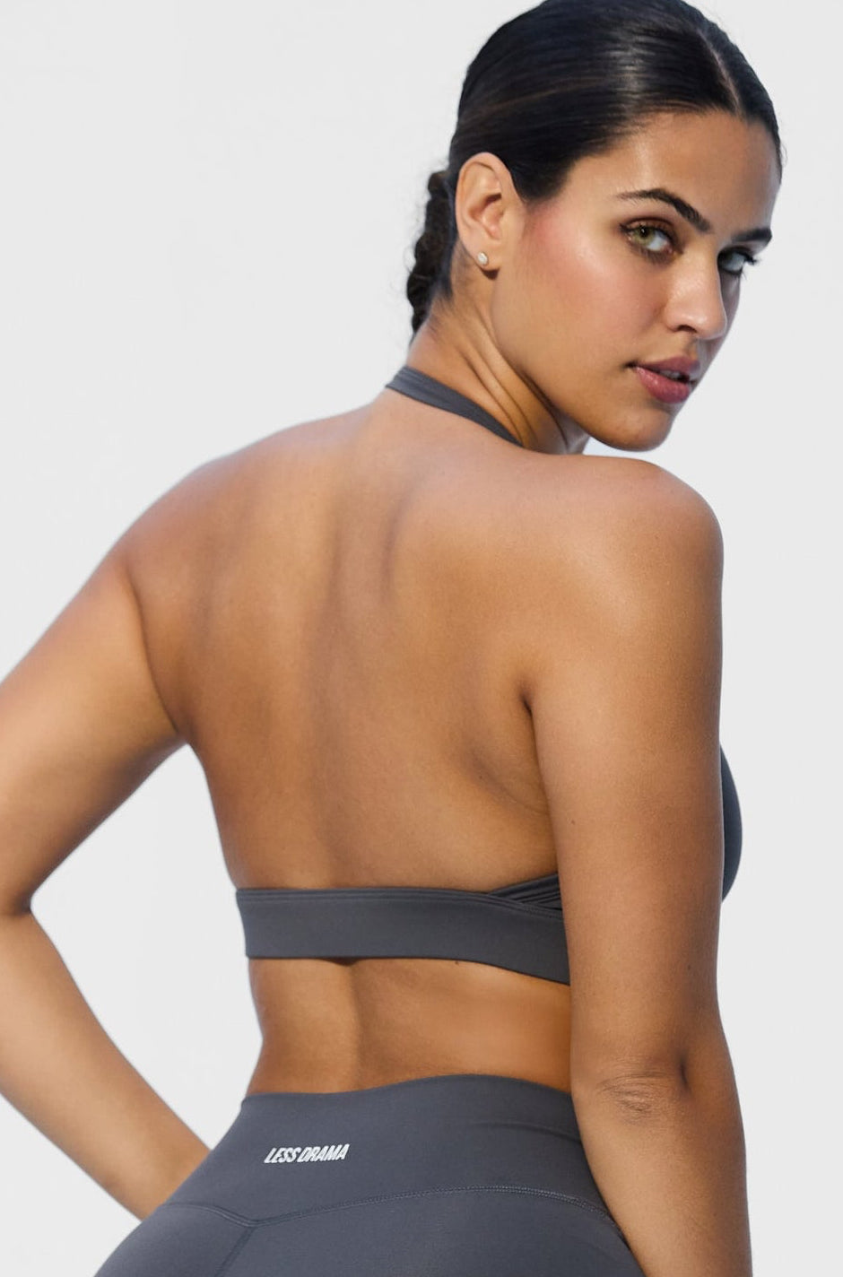 She Pretty Sports Bra - Grey