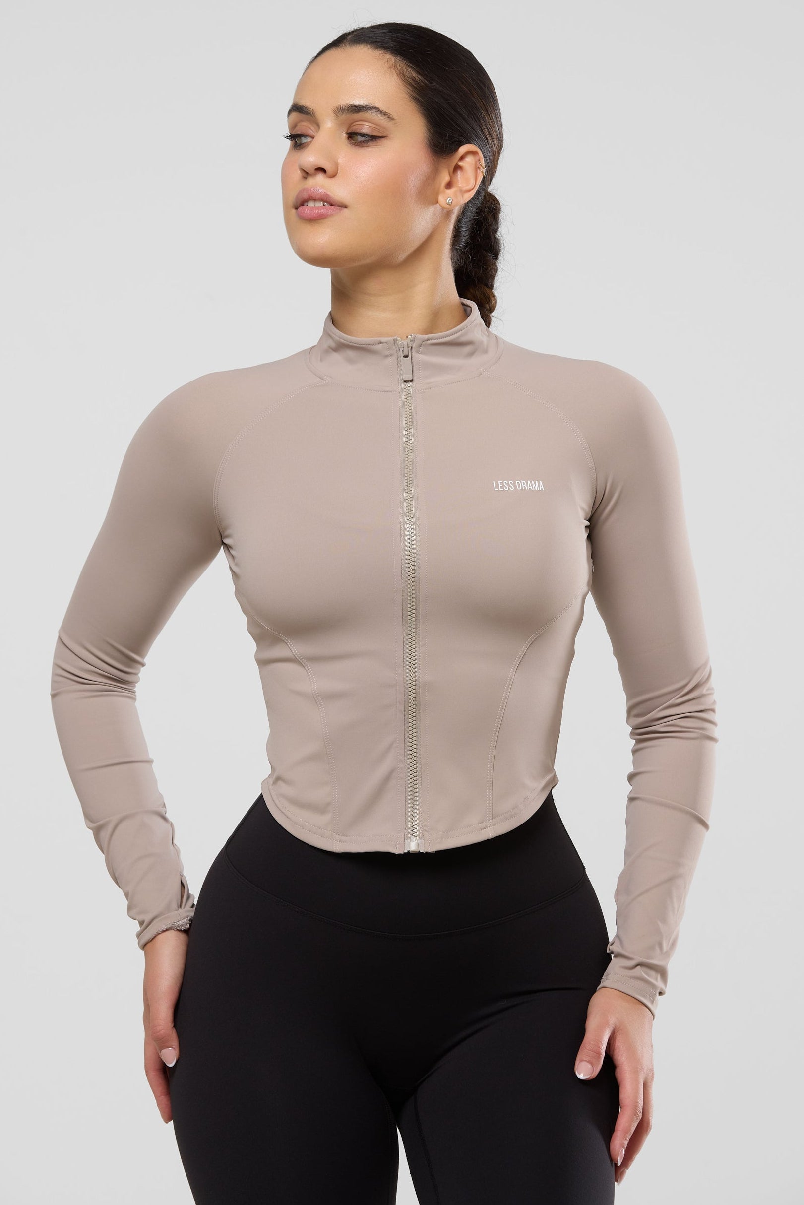 Iconic Sports Jacket - Nude
