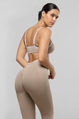 Bombshell Sports Bra - Nude