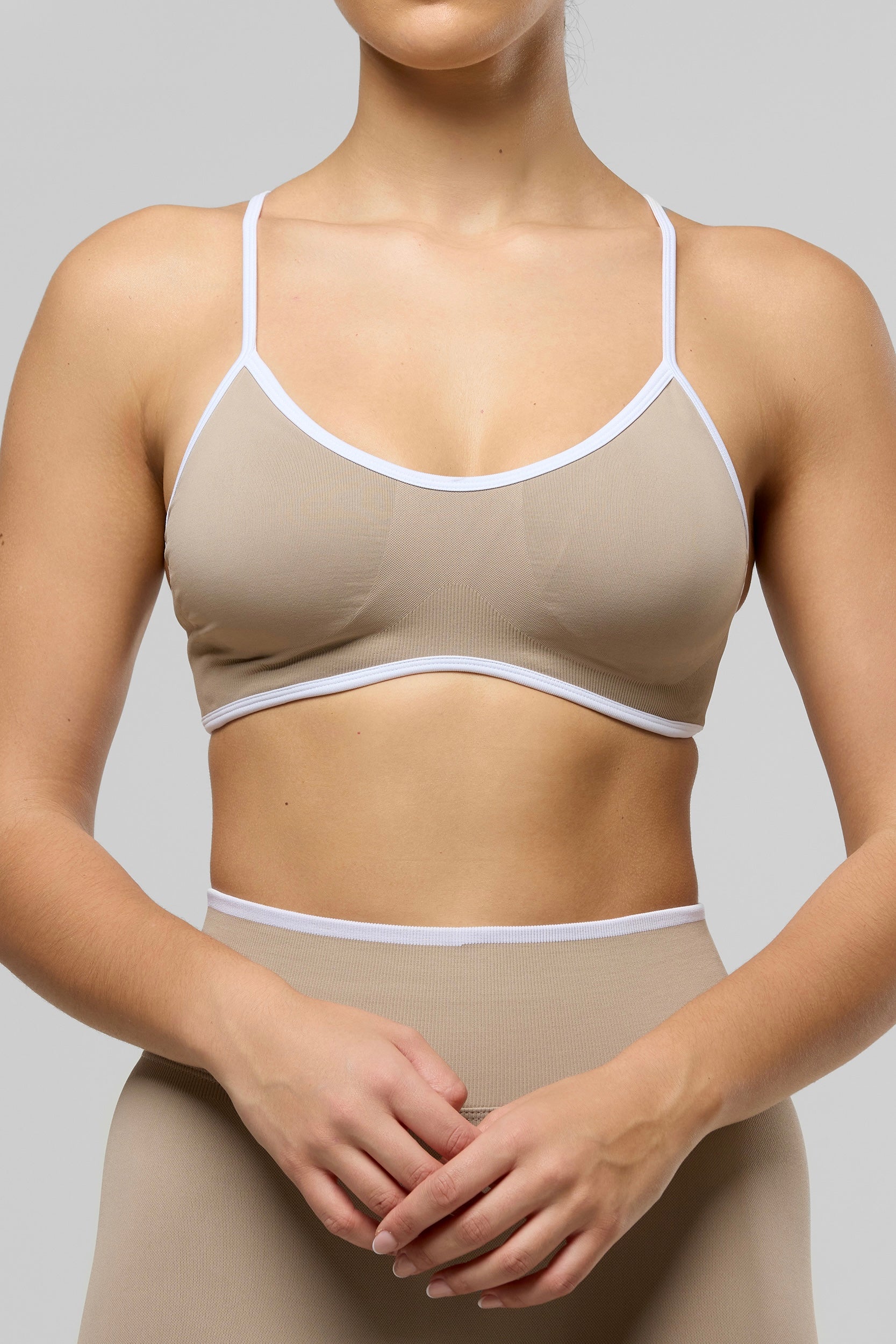 Bombshell Sports Bra - Nude