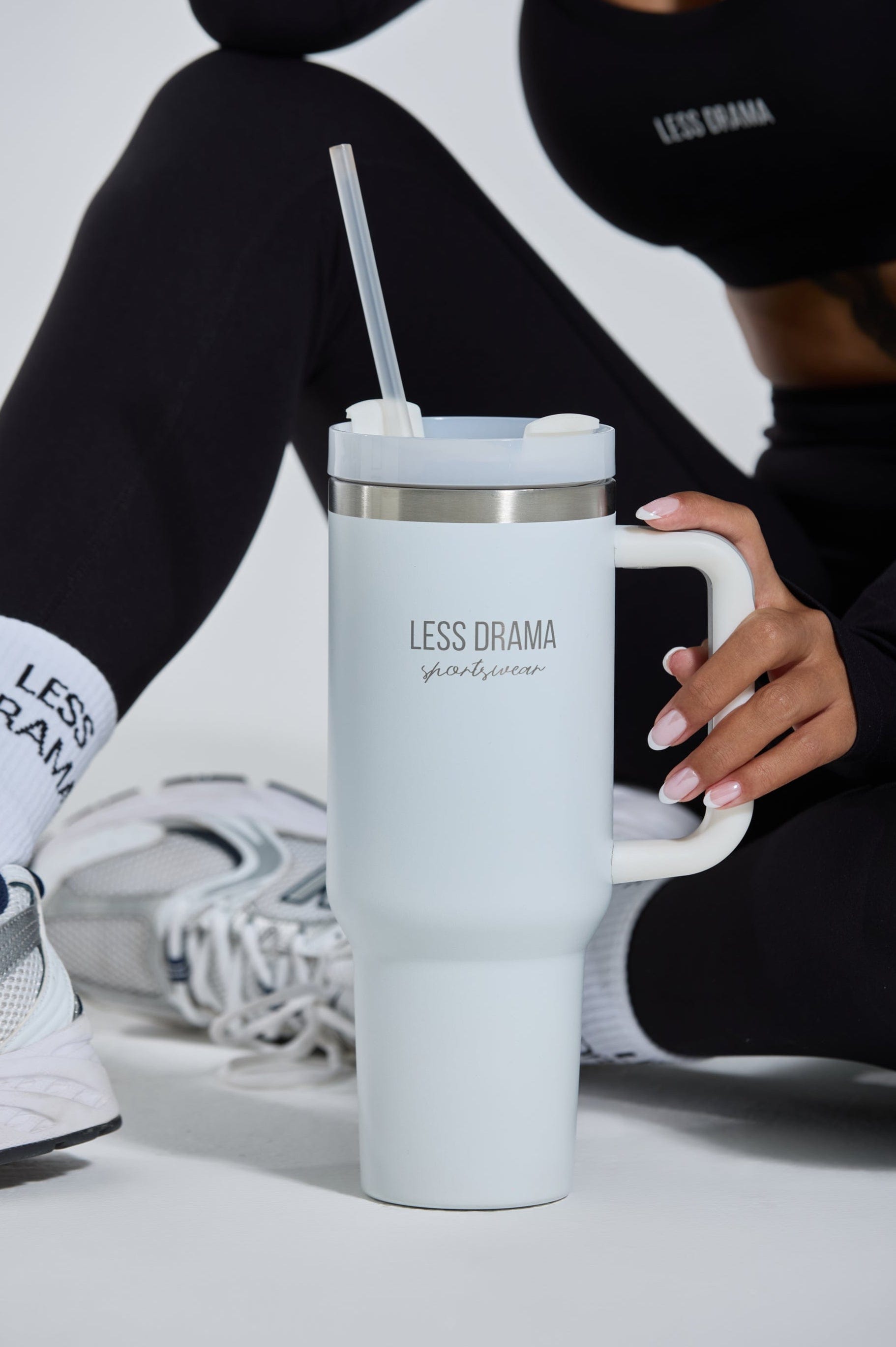 Less Drama Stainless Steel Tumbler - White