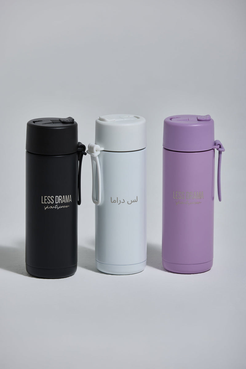 Less Drama Stainless Steel Water Bottle - Purple