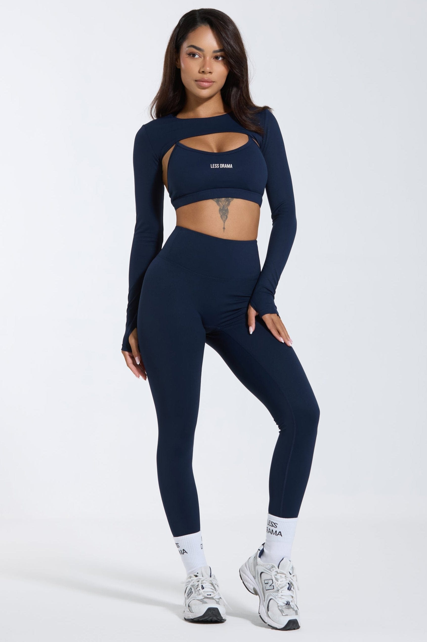 Pilates Girl Leggings - Dark Blue