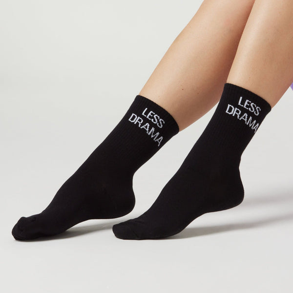 LESS DRAMA - Black Socks