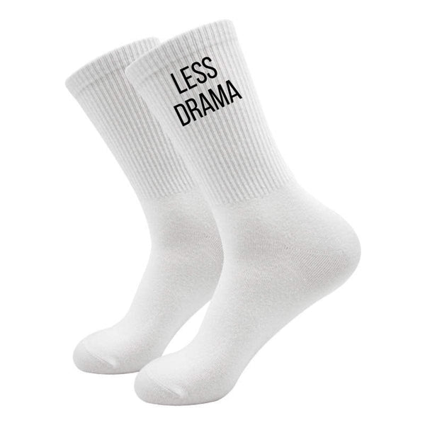 LESS DRAMA Ankle Socks - White